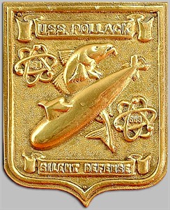 SSN-603 brass emblem