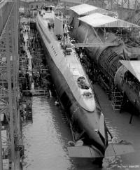 SSGN-587 pre-launch Jan 1959 - photo